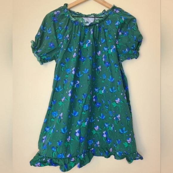 Hill House Dresses & Skirts - Hill House Katherine blue green floral mini dress, medium